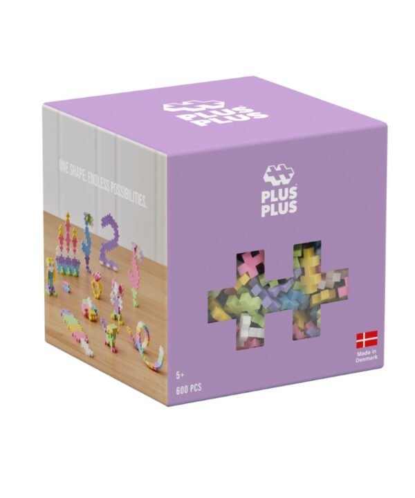 Plus Plus konstruktorius, pastelinių spalvų, 600 det.