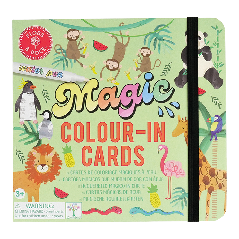 Kortelių rinkinys su vandeniniu markeriu DŽIUNGLĖS