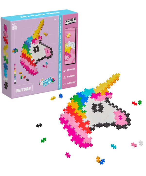 Plus Plus dėlionė pagal skaičius VIENARAGIS, 250 det.