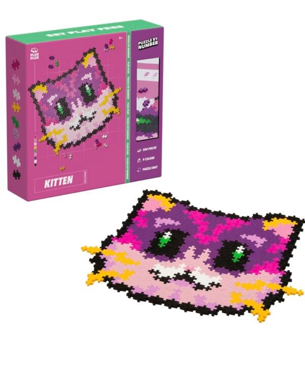 Plus Plus dėlionė pagal skaičius, KAČIUKAS, 500 det.