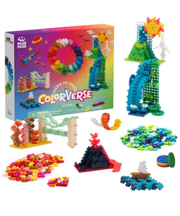 Plus Plus konstruktorius, Spalvos, 1000 det.