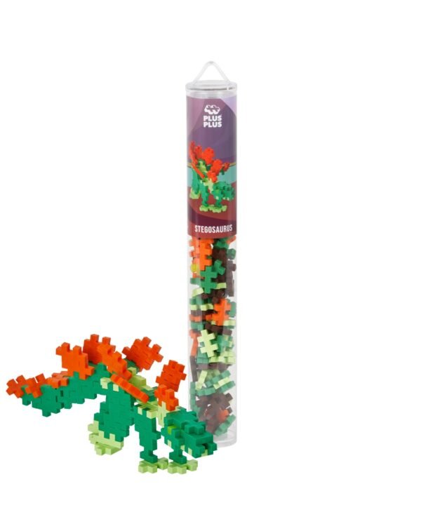 Plus Plus DINOZAURAI, Stegozauras, 100 det.