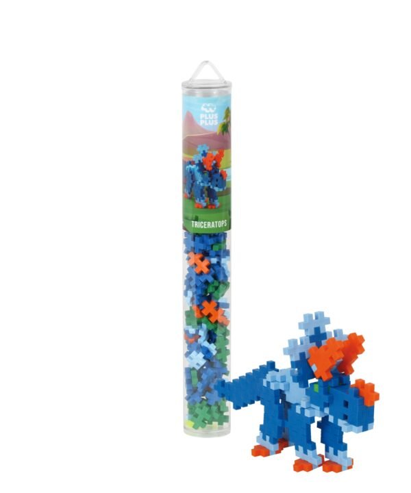 Plus Plus DINOZAURAI, Triceratopas, 100 det.