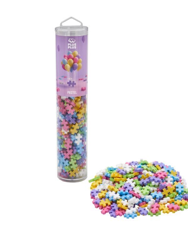 Plus Plus konstruktorius, pastelinių spalvų, 240 det.