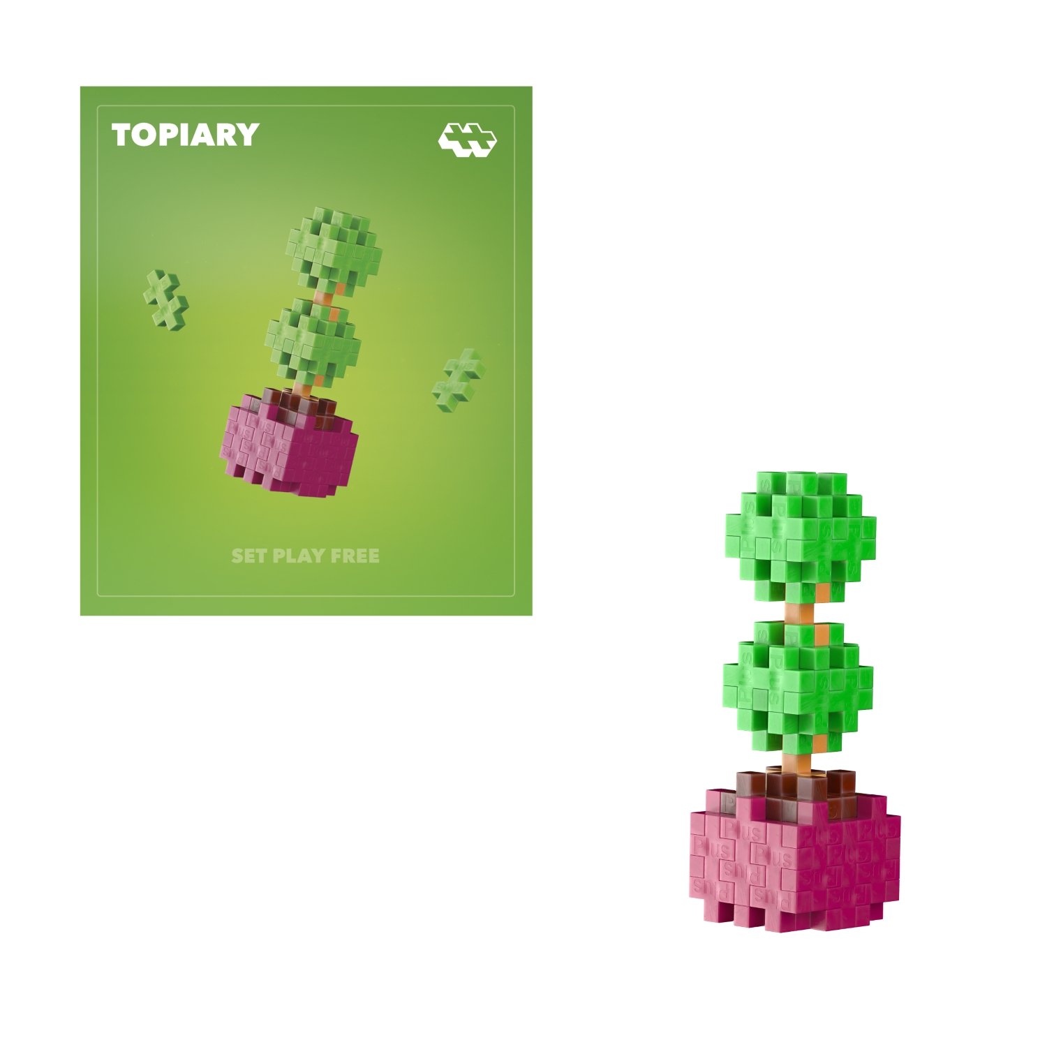 Plus Plus konstruktorius AUGALAI - topiaris