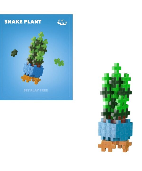 Plus Plus konstruktorius AUGALAI - trijuostė sansevjera