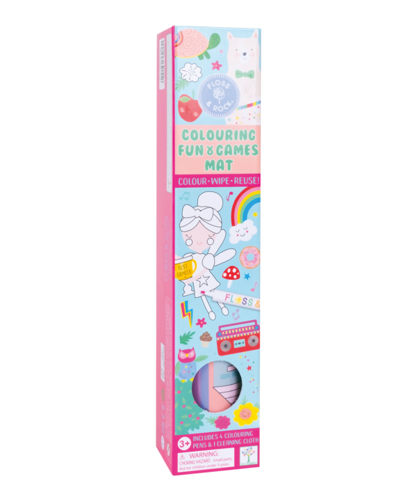 Daugkartinis spalvinimo ir užduočių kilimėlis, Vaivorykštės fėja