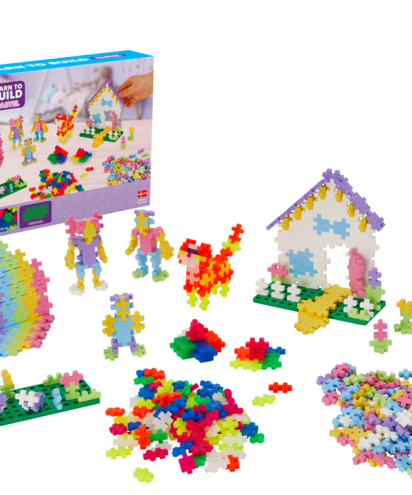 Plus Plus PRADŽIAMOKSLIS, pastelinių-neoninių spalvų