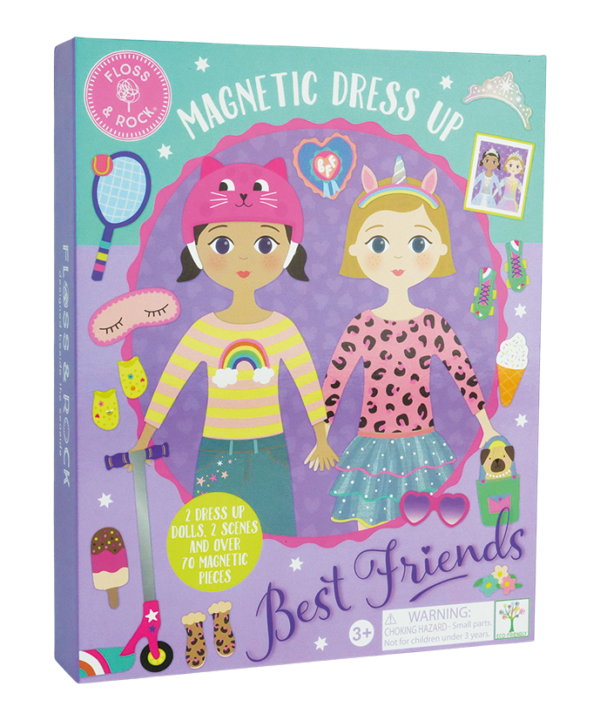 Magnetinis žaidimas aprenk lėlytes, Geriausios draugės