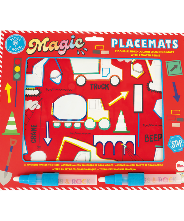 Vandeniu spalvinami padėkliukai, Mašinos