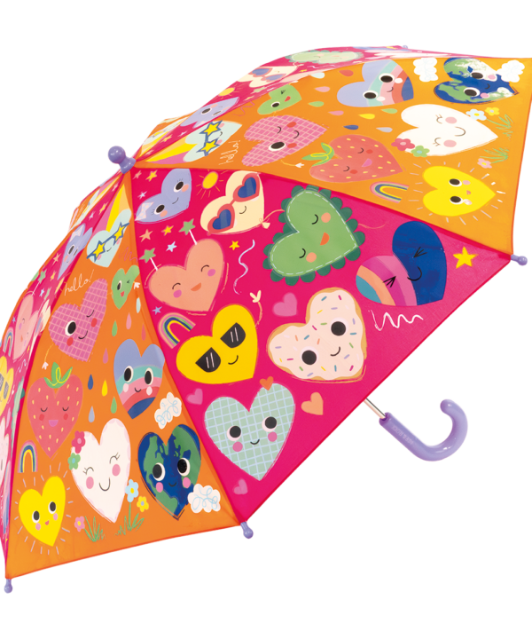 Magiškas skėtis, didelis, Širdelės