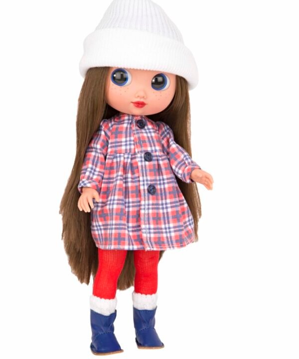 Arias lėlytė DUNIJA, Languota suknytė