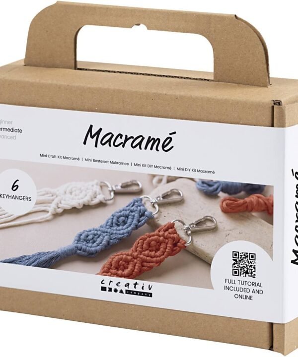 Creativ rankdarbių rinkinys, makramė