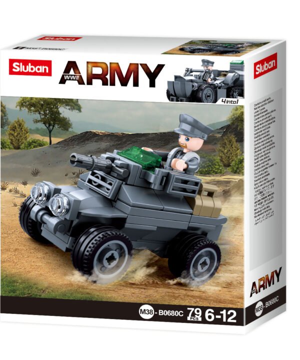 Sluban konstruktorius, WWII Šarvuotas automobilis, 79 det.