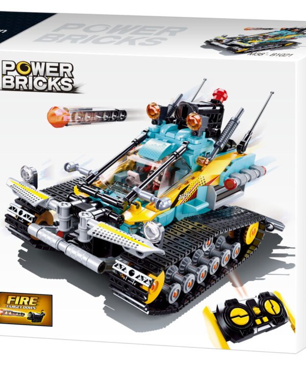 Sluban konstruktorius, RC valdomas vikšrinis automobilis Scorpio, 530 det.