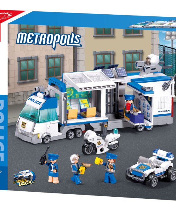 Sluban konstruktorius, specialus vadavimo policijos automoblis, 510 det.