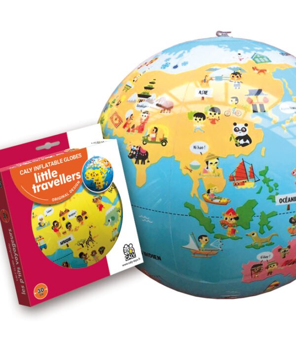 CALY Pripučiamas gaublys-kamuolys Mažieji keliautojai, 30 cm