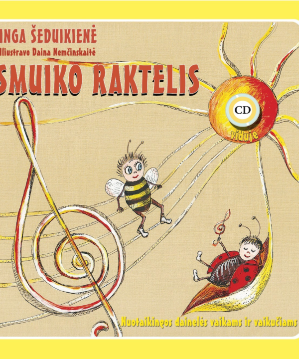 Dainų knygelė su CD, Smuiko raktelis