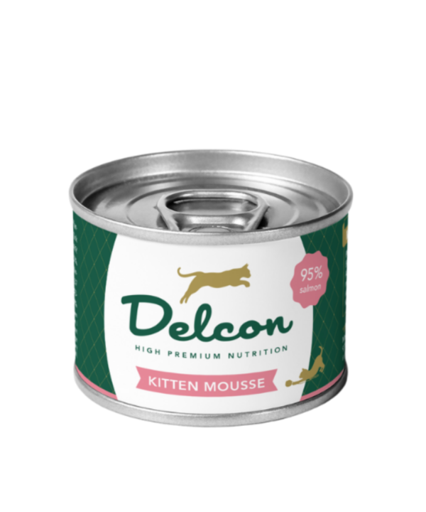 Delcon kačiukų ir maitinančių kačių monoproteininiai putėsiai, 85 g