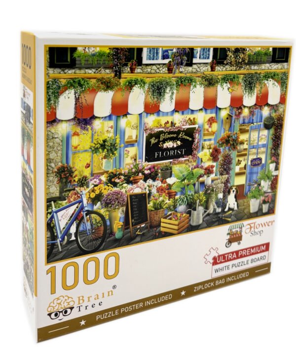 Brain Tree dėlionė, Gėlių parduotuvė, 1000 det.