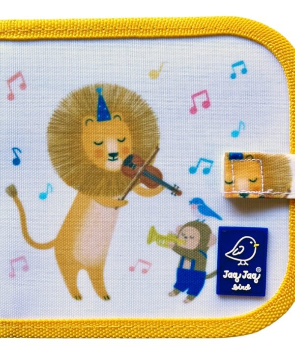 Jaq Jaq Bird mini knyga su netepančiomis kreidelėmis, Liūtas