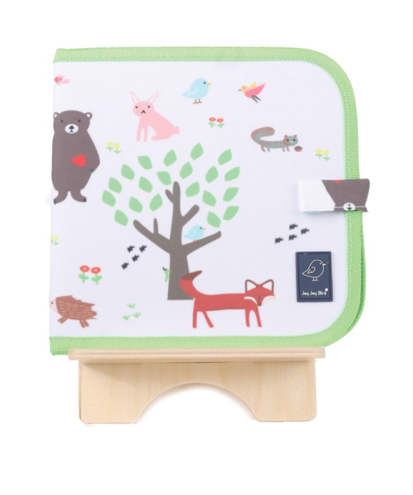 Jaq Jaq Bird piešimo knyga su netepančiomis kreidelėmis, Miškas