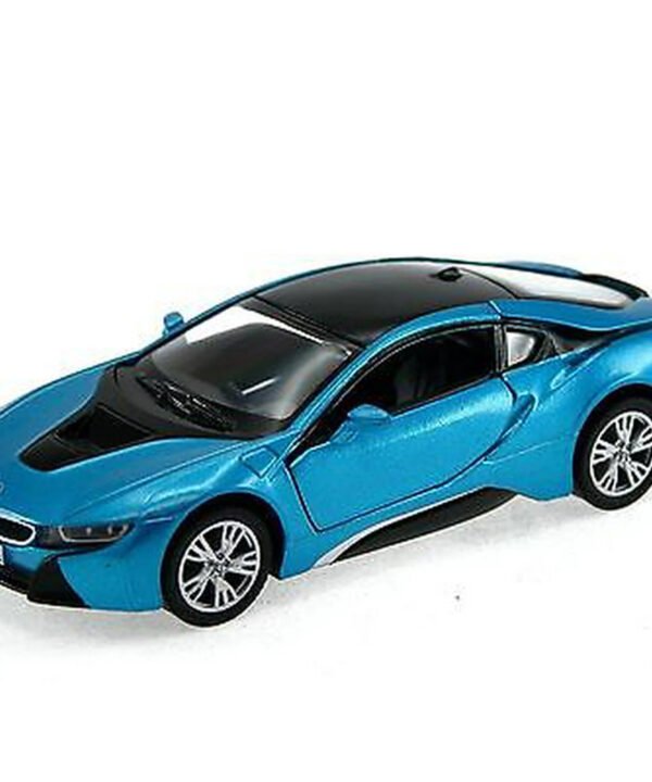 KiNSMART automobilis, BMW i8, mėlynas
