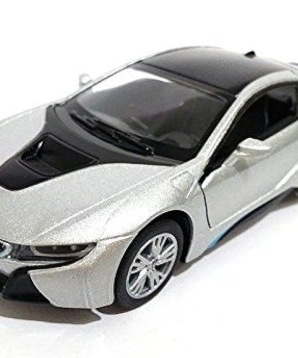 KiNSMART automobilis, BMW i8, sidabrinis