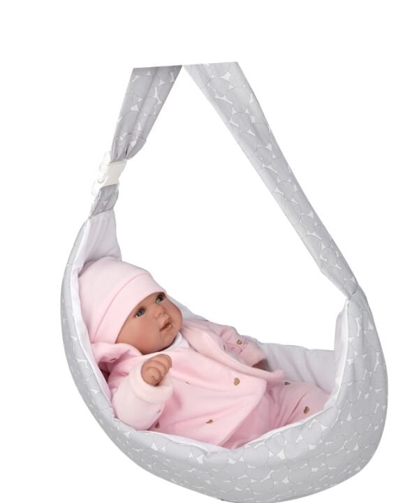 Kūdikio nešyklė per petį, pilka