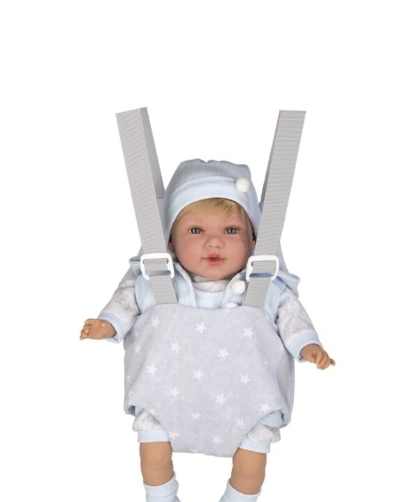 Kūdikio nešyklė su petnešomis, pilka