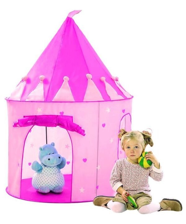 Mergaitiška palapinė Pilaitė, rožinė