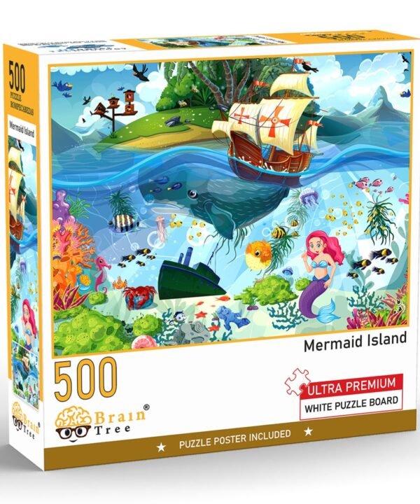Brain Tree dėlionė, Undinėlės sala, 500 det.