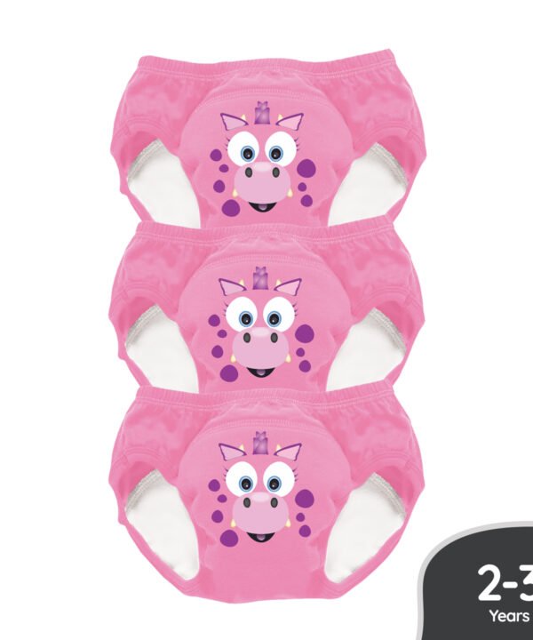 Mokomosios kelnaitės-atprastukės, Rožinis drakonas, 2-3 metai