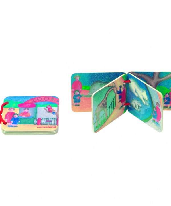 Medinė knygelė kūdikiui Zoologijos sodas , 0 mėn+