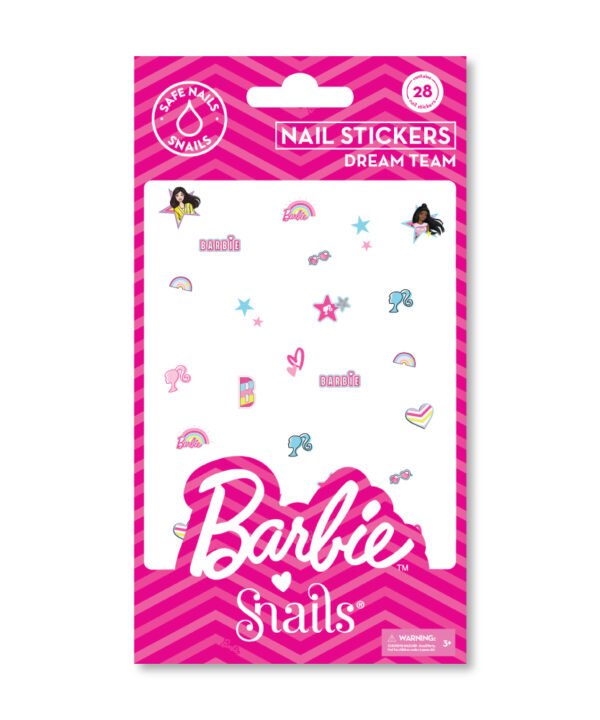 Barbie Snails nagų lipdukai, Dream Team