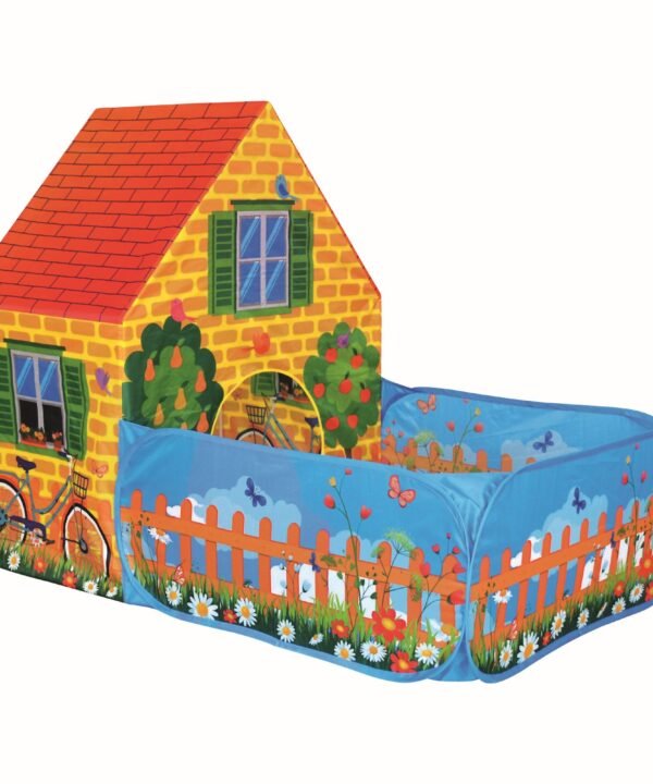 Palapinė sodo namelis su gėlių darželiu, 3+