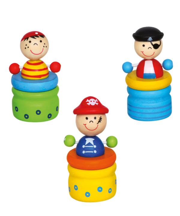 Bino Pieninių dantukų dėžutė Piratas, 1 vnt.