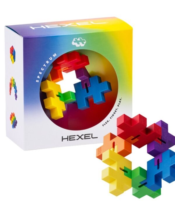 Plus Plus antistresinis žaislas, Hexel Spectrum