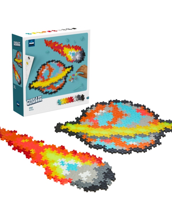 Plus Plus dėlionė pagal skaičius KOSMOSAS, 500 det.