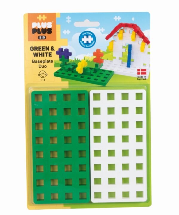 Plus Plus konstruktoriaus DIDELIŲ detalių pagrindas, 2 det.