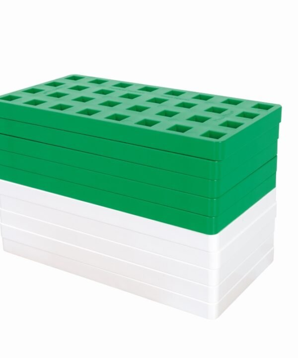 Plus Plus konstruktoriaus DIDELIŲ detalių pagrindukai, 10 det.