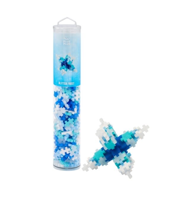 Plus Plus konstruktorius, kalėdinis blizgantis šerkšnas, 240 det.