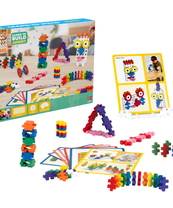 Plus Plus konstruktorius, didelių detalių rinkinys, 130 det.