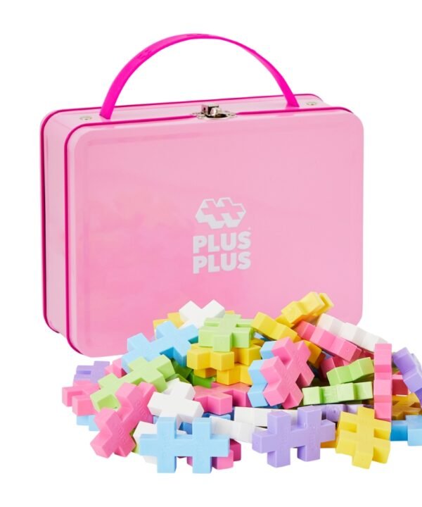 Plus Plus konstruktorius, Lagaminas, pastelinės DIDELĖS, 70