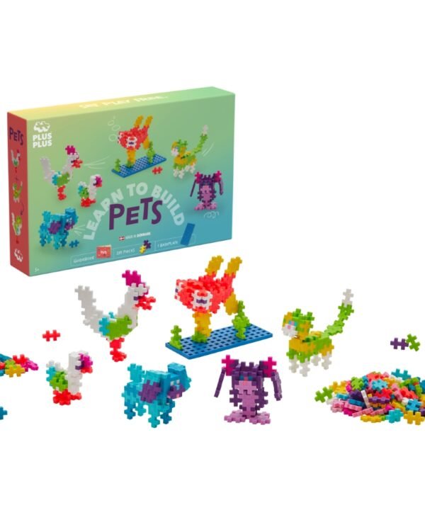 Plus Plus konstruktorius, Mokausi statyti gyvūnėlius, 275 det.