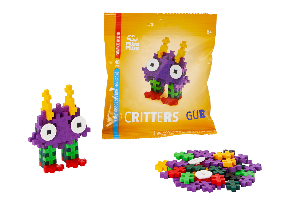 Plus Plus konstruktorius, Monstriukas, geltonas