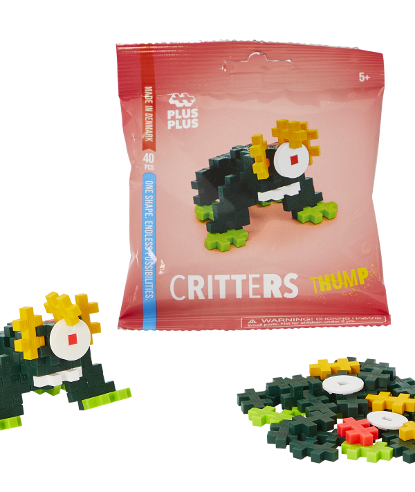 Plus Plus konstruktorius, Monstriukas, raudonas