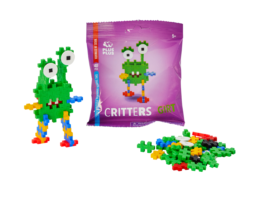 Plus Plus konstruktorius, Monstriukas, violetinis