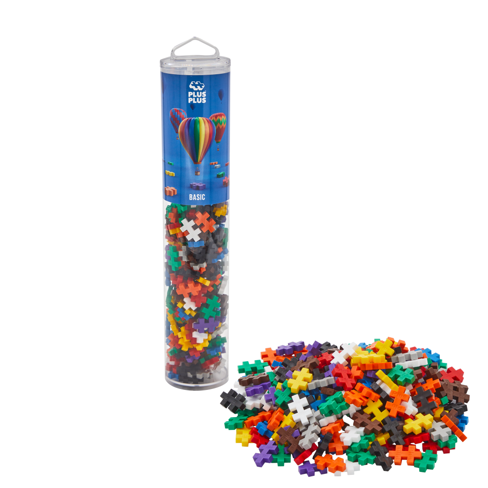 Plus Plus konstruktorius, pagrindinių spalvų, 240 det.