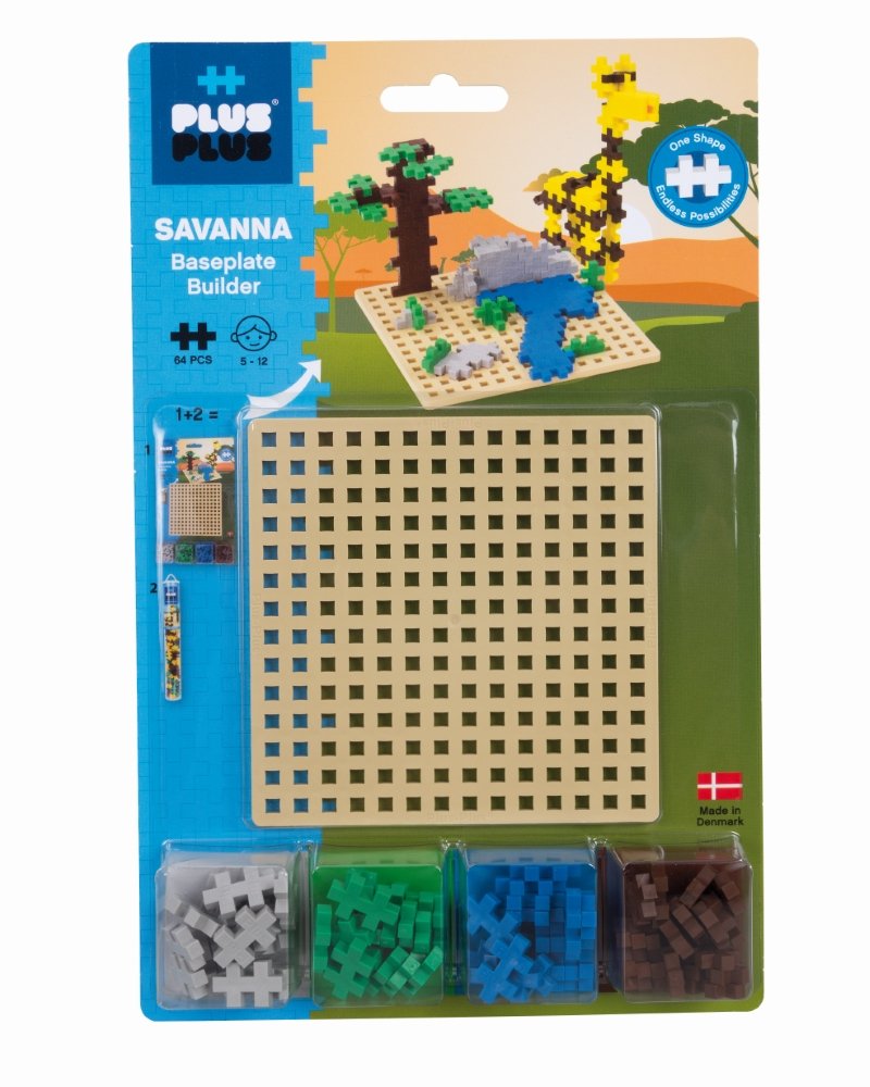 Plus Plus konstruktorius SAVANA + pagrindas